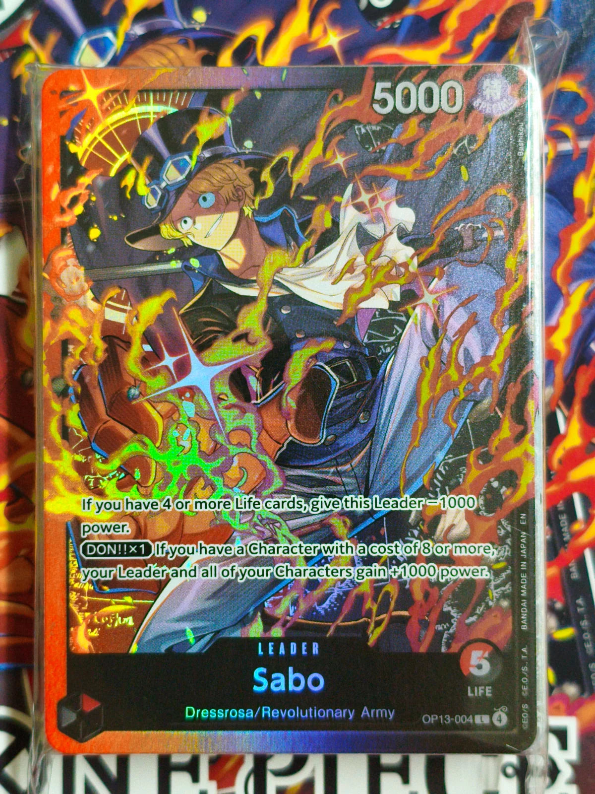 No OP16 PACK Starter Deck 35: RED/BLACK Sabo