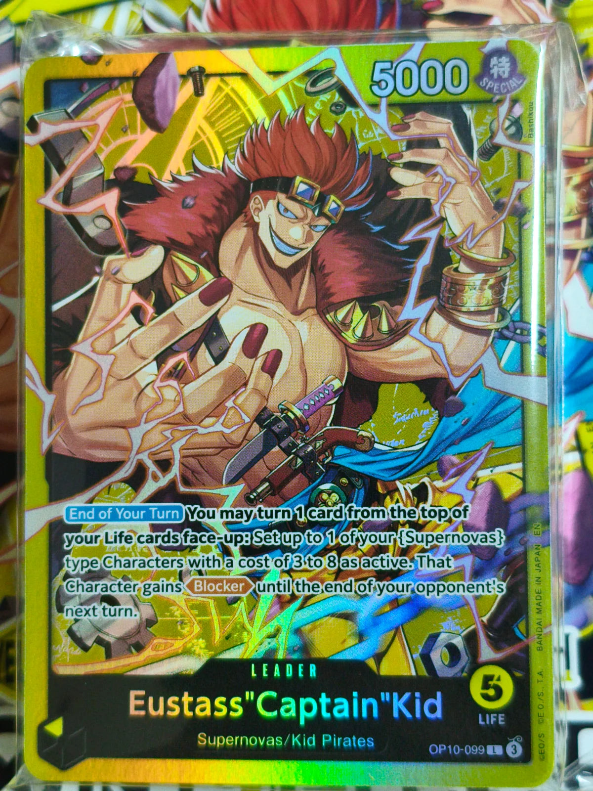 NO OP16 PACK Starter Deck 36: YELLOW Eustass”Captain”Kid