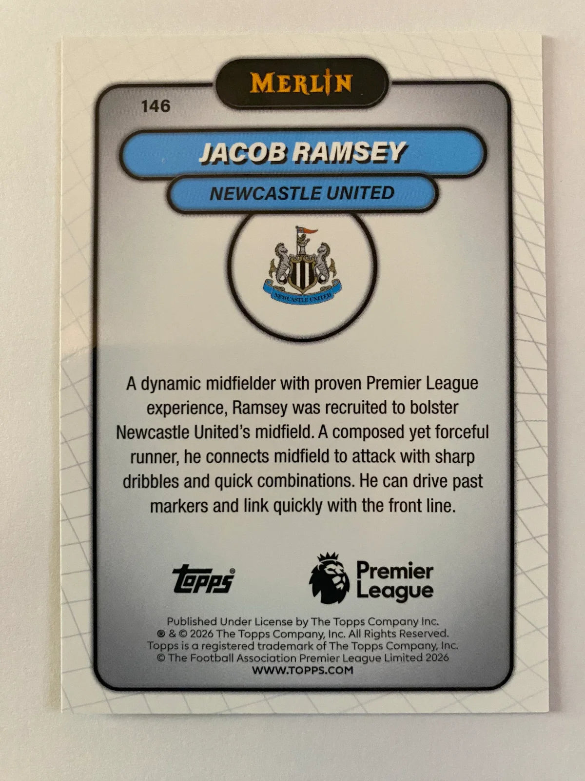 2026 Merlin Premier League - #146 Jacob Ramsey