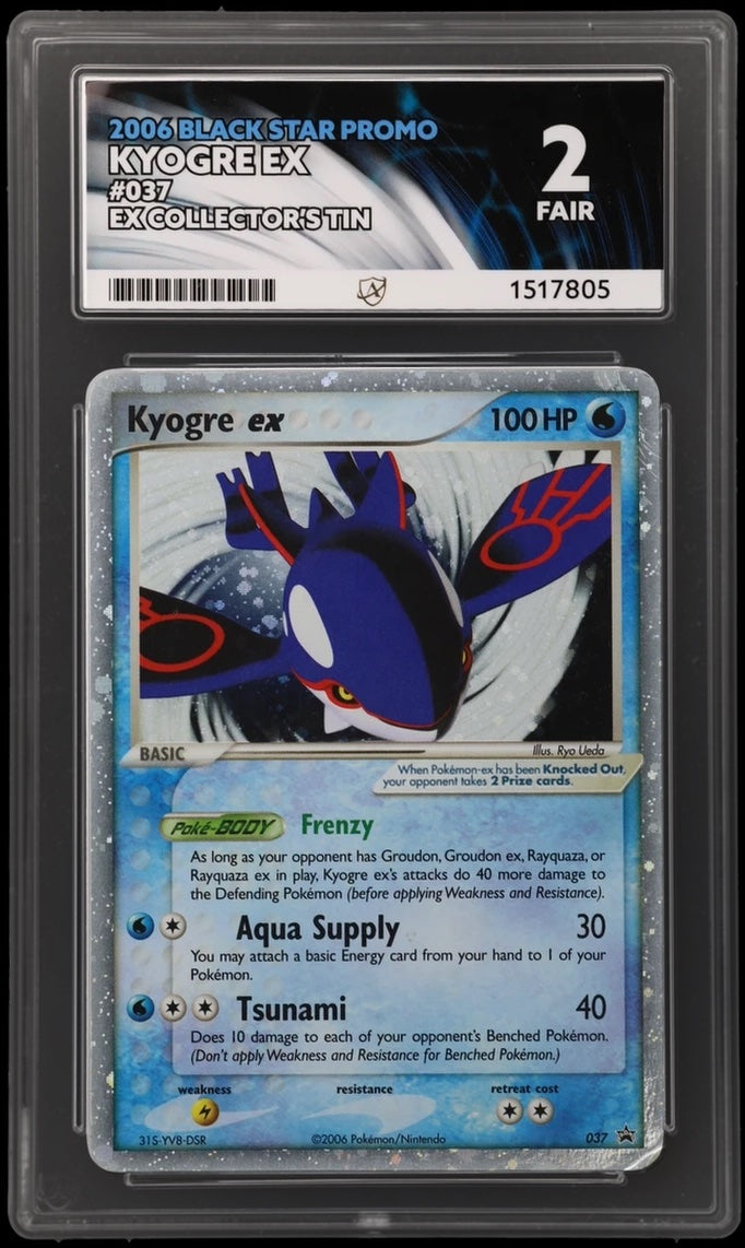 ACE 2 (1 of 1) - Kyogre ex 37 (Nintendo Promos)