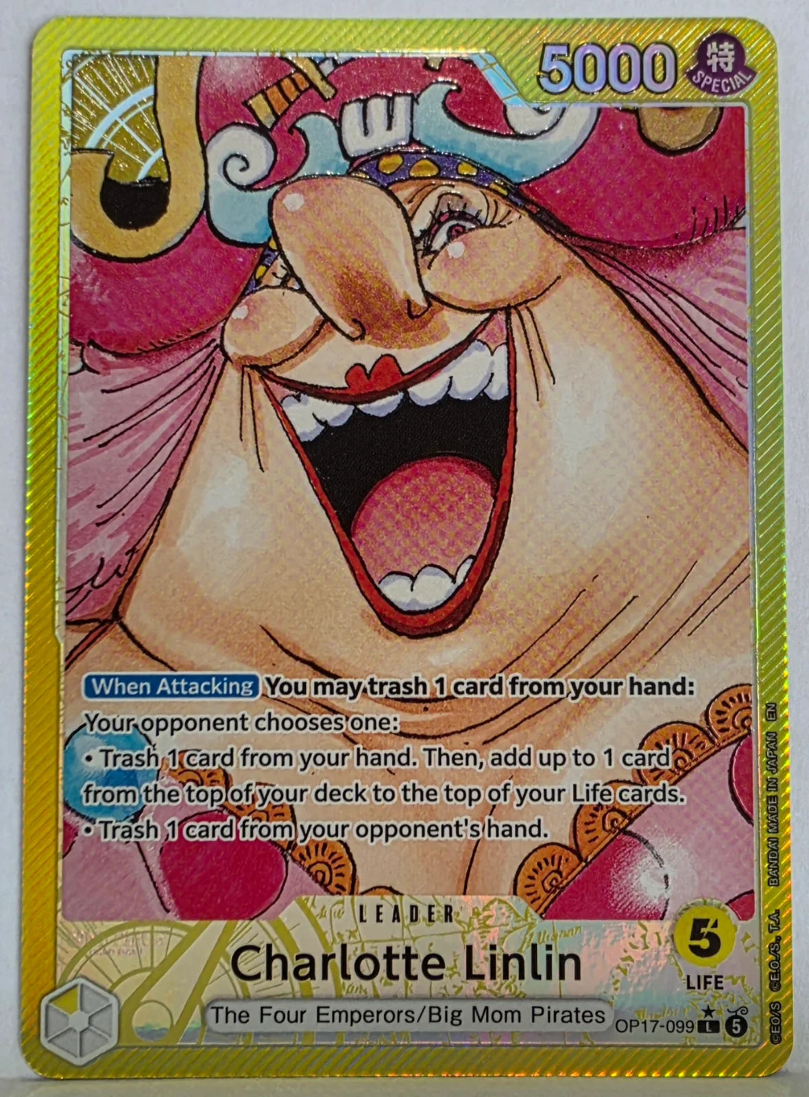 Charlotte Linlin (Alternate Art) OP17-099 (The World's Strongest Warriors)
