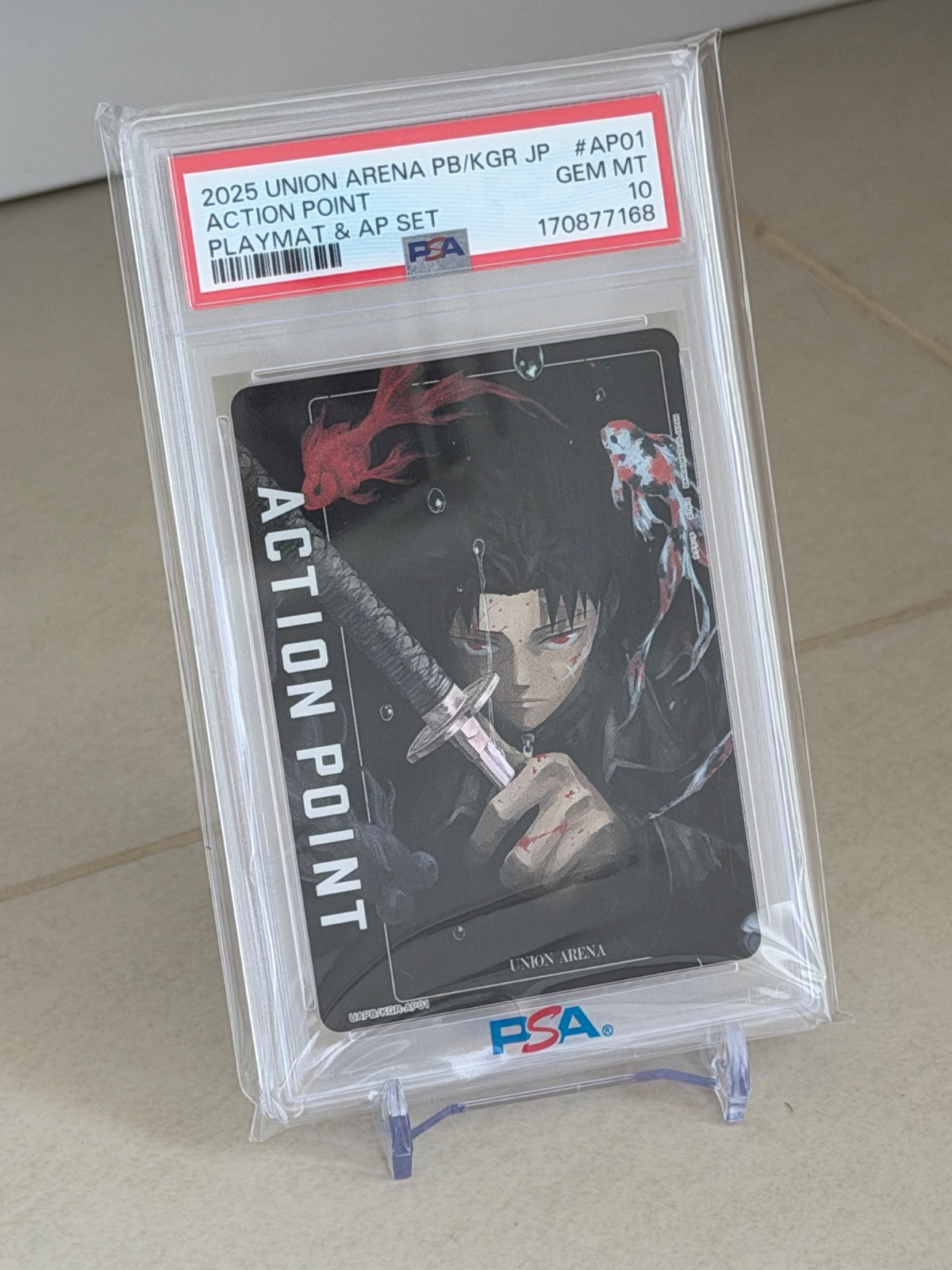 Action Point Card (AP01) UE16BT/KGR-1-AP01 · Foil (UE16BT: KAGURABACHI) — PSA 10