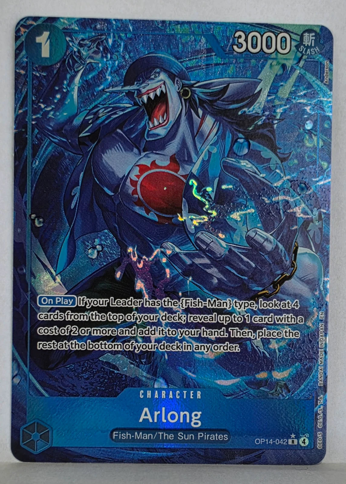 Arlong - (Alternate Art) OP14-042 (The Azure Sea's Seven)