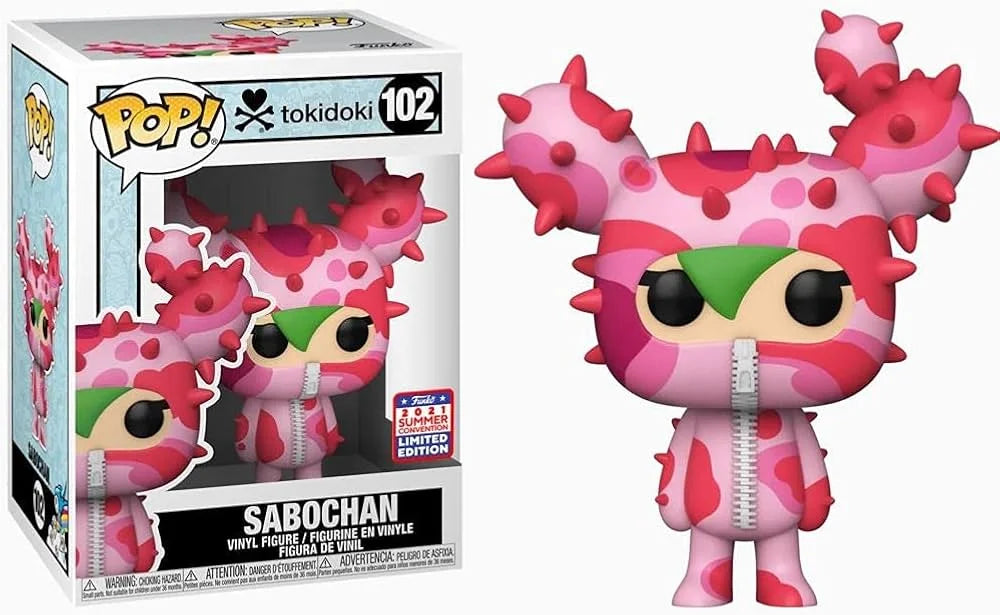 Funko Pop! Tokidoki - Sabochan (#102) 2021 Summer Convention Limited Edition