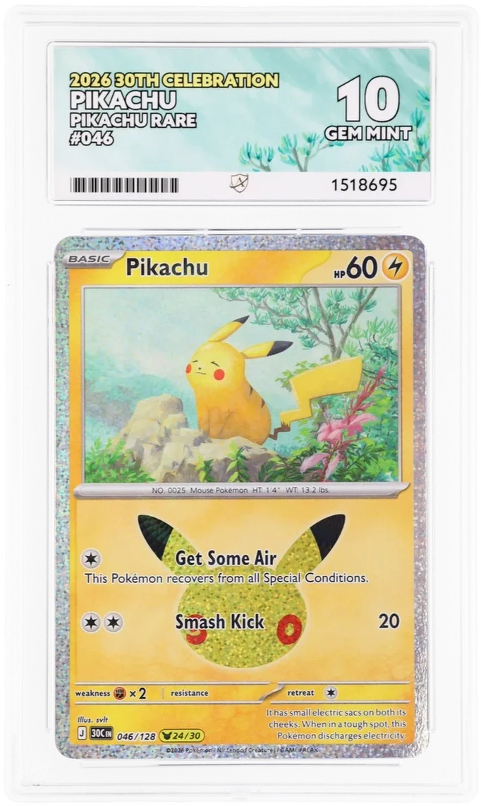 ACE 10 - Pikachu 046/128 (30th Celebration)