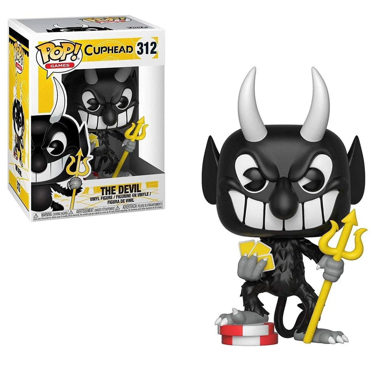 Funko Pop! Games: Cuphead - The Devil (#312) (LP)