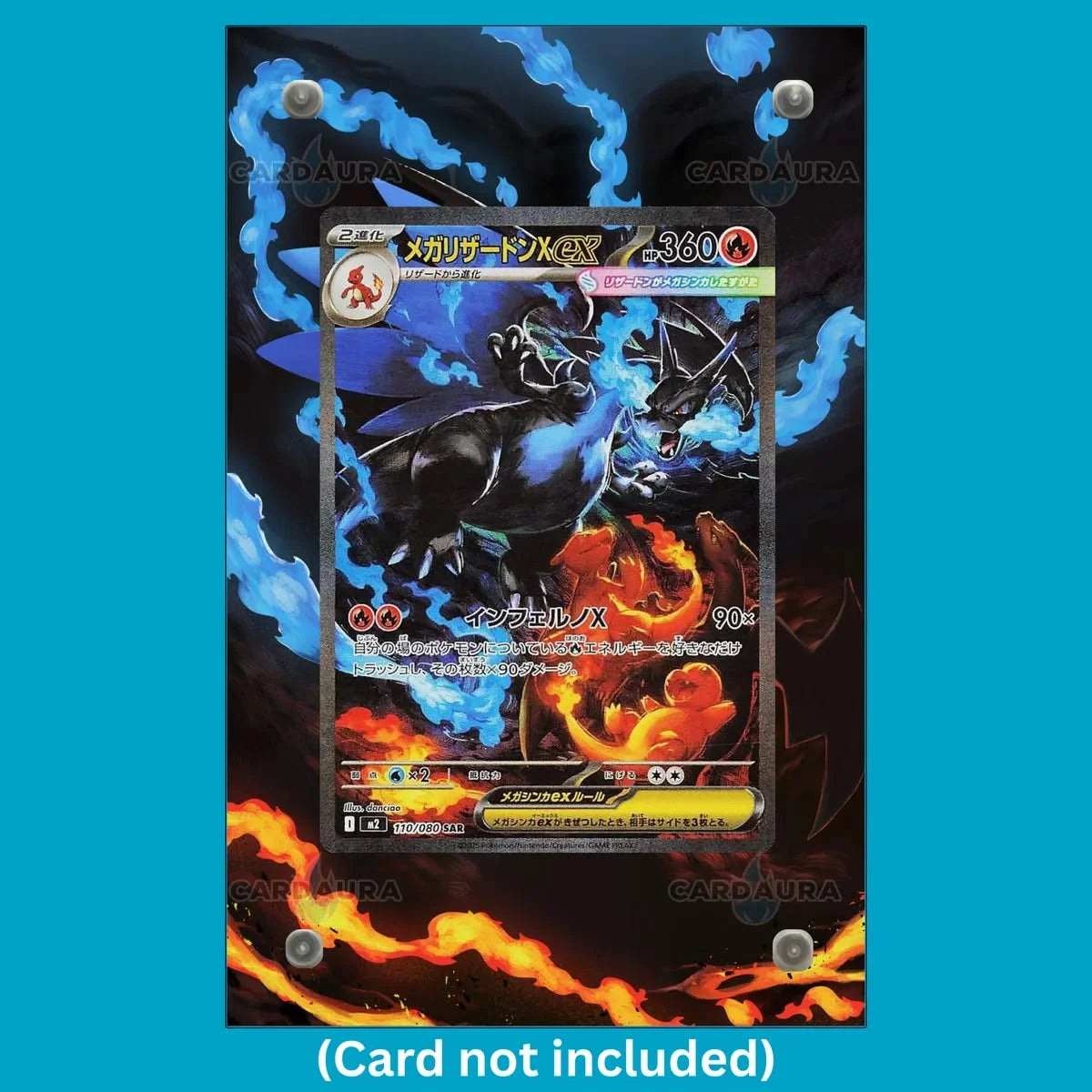 Mega Charizard X EX 125/094 (Ungraded) Display Case - Used