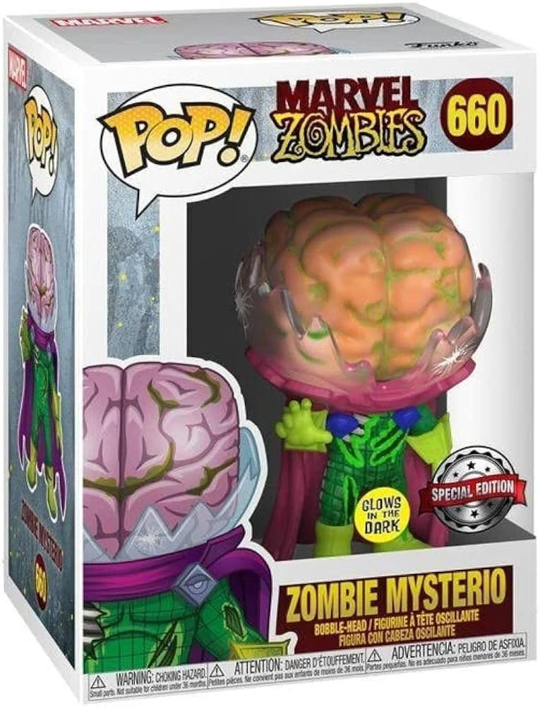 Funko Pop! Marvel Zombies - Zombie Mysterio (#660) glow-in-the-dark special edition