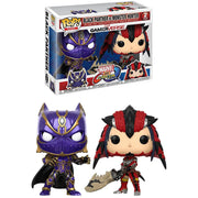 Black Panther vs. Monster Hunter 2-pack from the Funko Pop! Games: Marvel vs. Capcom