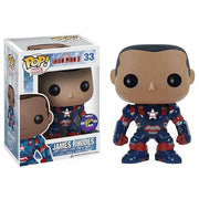 Funko Pop! James Rhodes [#33] 2013 San Diego Comic-Con (SDCC) exclusive limited edition sticker.