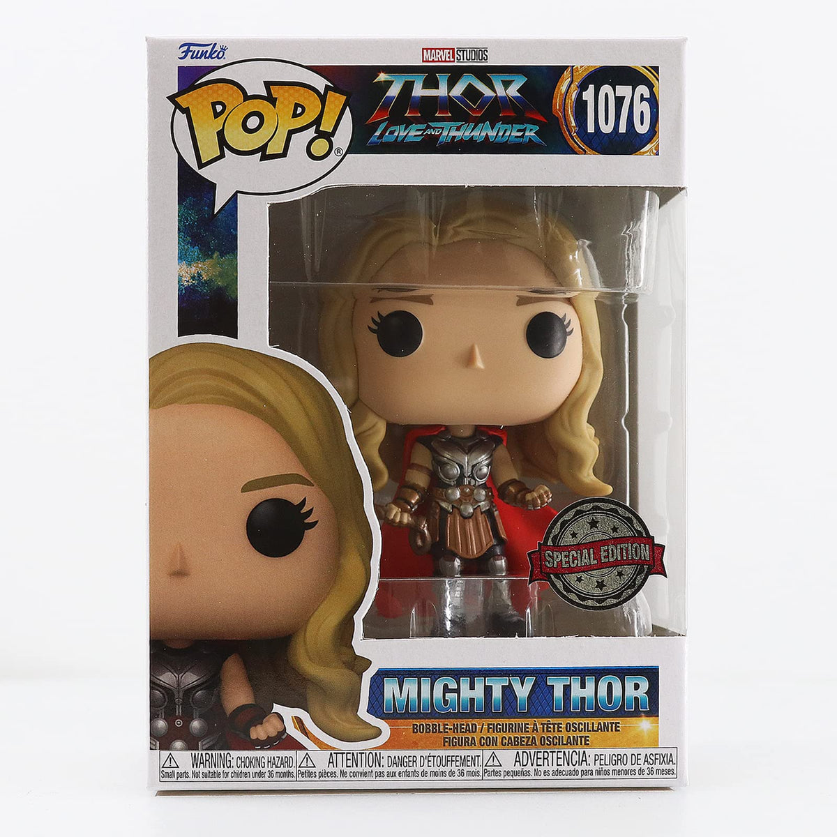 Funko Pop! Marvel: Mighty Thor #1076 (Without Helmet) Special Edition