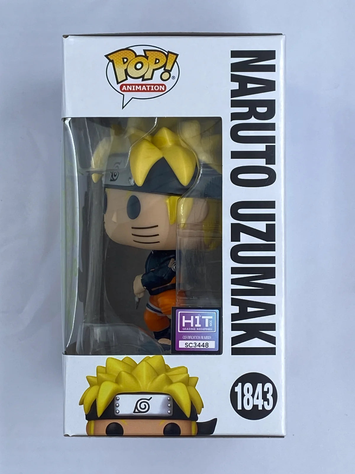 Funko Pop! Animation: Naruto Shippuden - Naruto Uzumaki #1843 SIGNED BY JUNKO TAKEUCHI ( LIGHT GREEN COLOR )