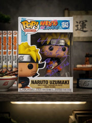 Funko Pop! Animation: Naruto Shippuden - Naruto Uzumaki #1843 SIGNED BY JUNKO TAKEUCHI ( PURPLE COLOR )