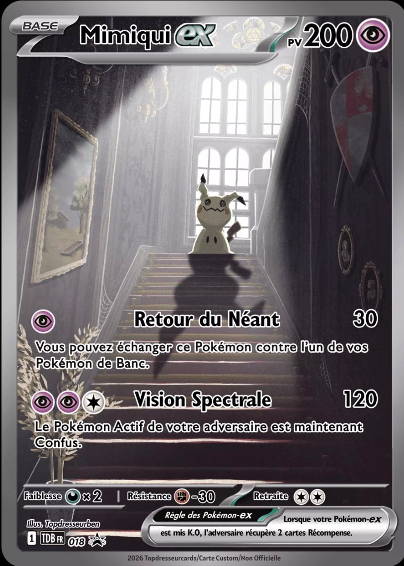 Mimikyu Custom card