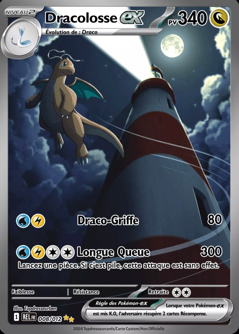 Dragonite Custom card