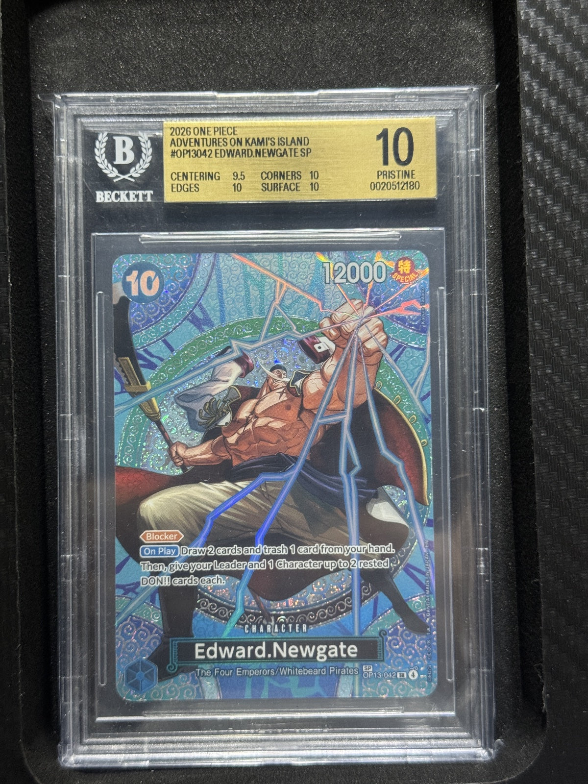 Edward.Newgate (SP) OP13-042 (Adventure on Kami's Island) — BGS 10 (Pristine)