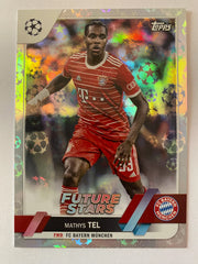 2022-23 Topps UEFA Club Competitions - Starball Foil #197 Mathys Tel Future Stars