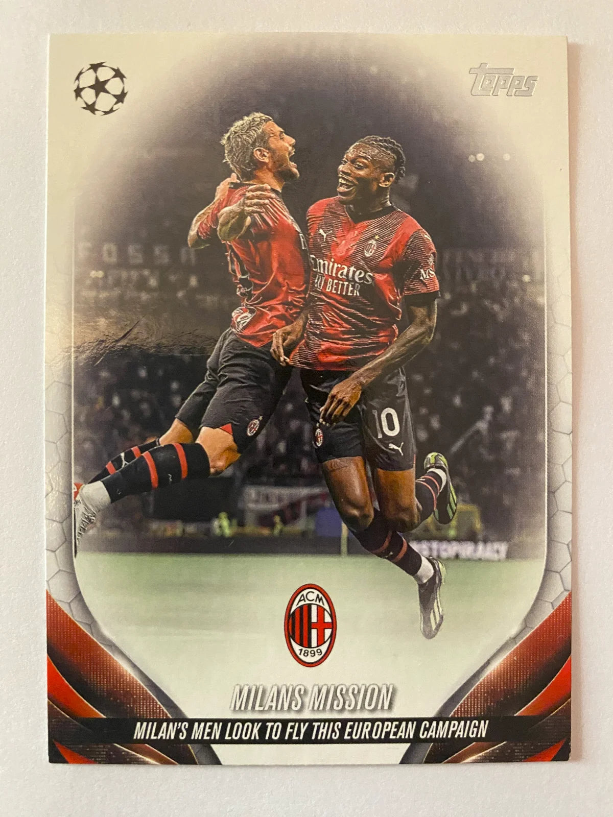 2023-24 Topps UEFA Club Competitions - #29 Milan's Mission