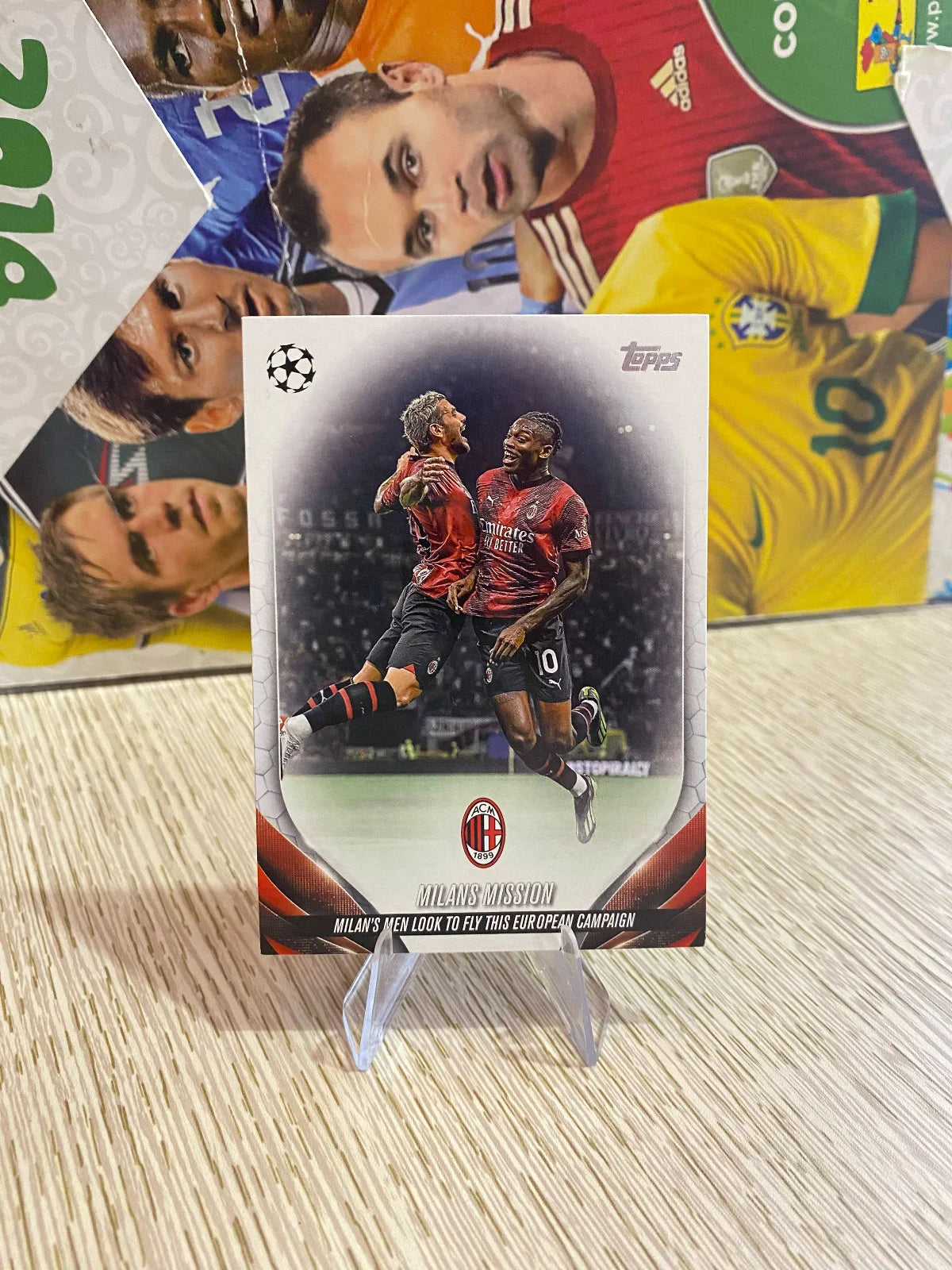 2023-24 Topps UEFA Club Competitions - #29 Milan's Mission
