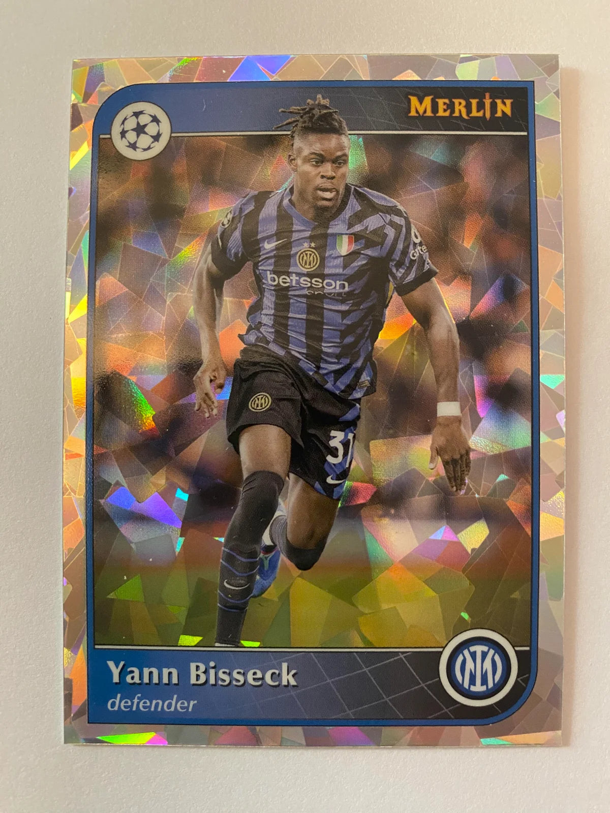 2024-25 Merlin UEFA Club Competitions - Atomic Refractor #200 Yann Bisseck