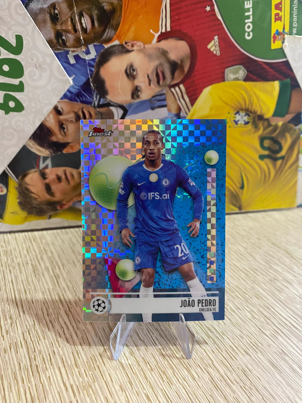 2025-26 Finest UEFA Club Competitions - Checkerboard Refractor #72 João Pedro