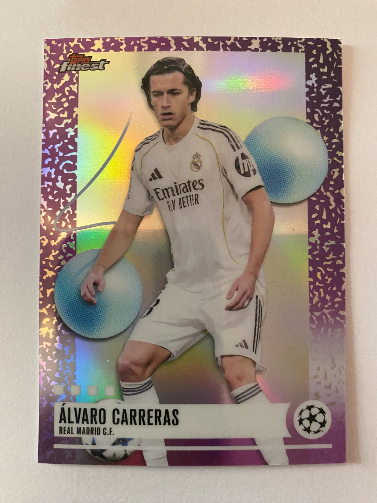 2025-26 Finest UEFA Club Competitions - Refractor #335 Álvaro Carreras