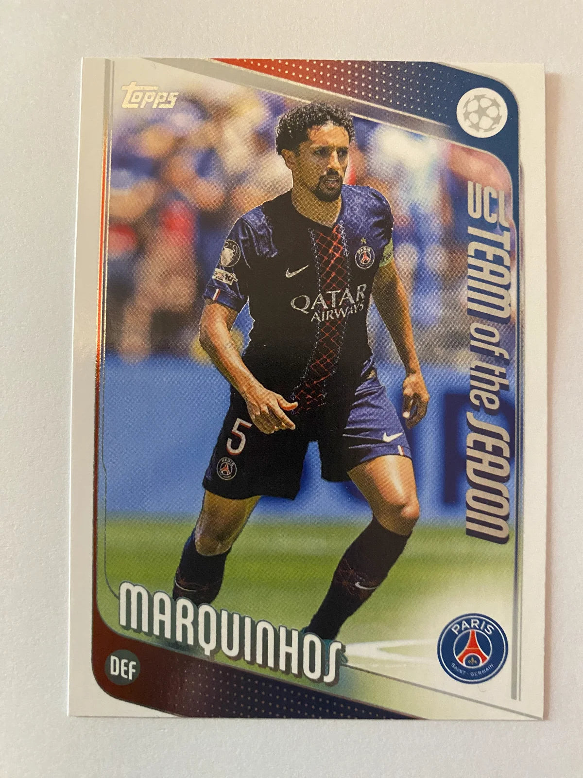 2025-26 Topps UEFA Club Competitions - #92 Marquinhos TOTS