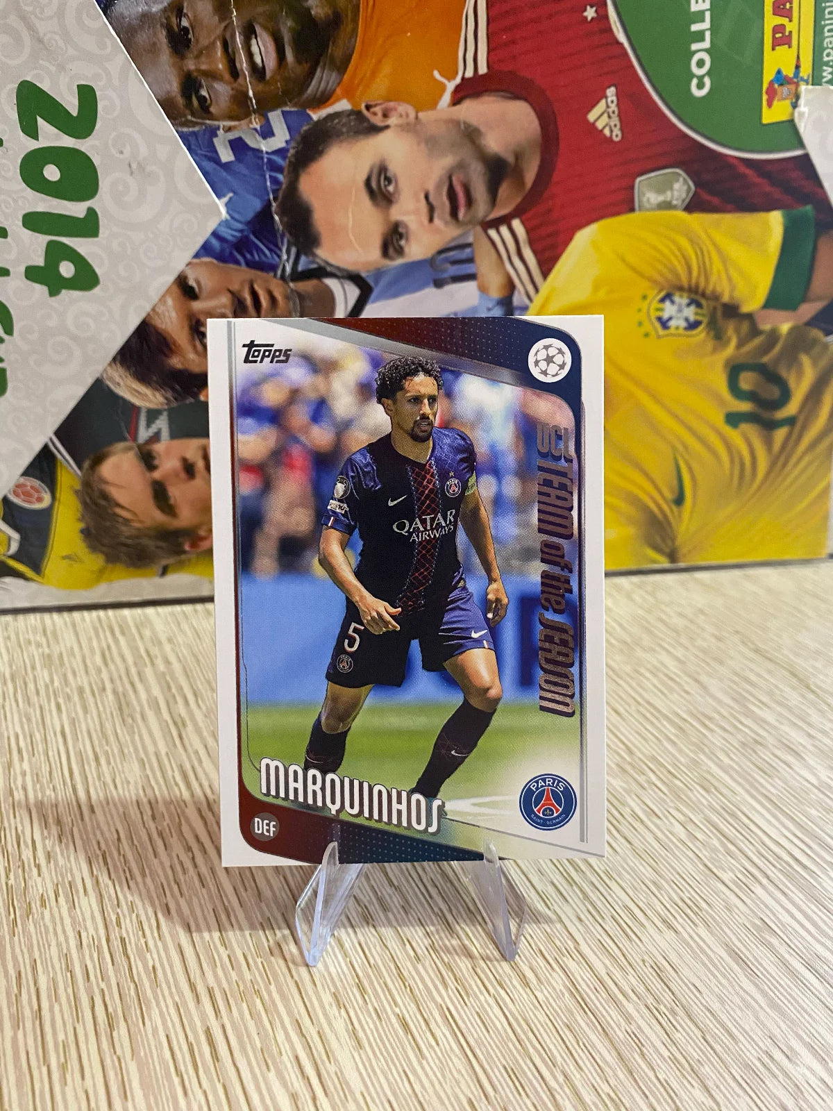 2025-26 Topps UEFA Club Competitions - #92 Marquinhos TOTS