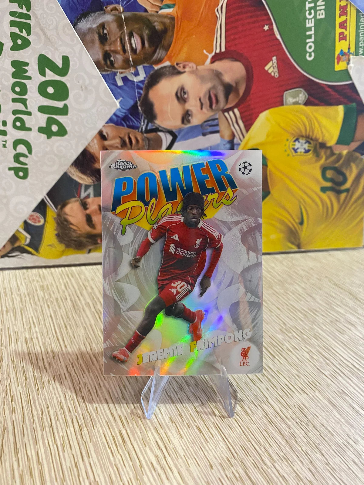 2025-26 Topps Chrome UEFA Club Competitions - Power Players #PP-1 Jeremie Frimpong