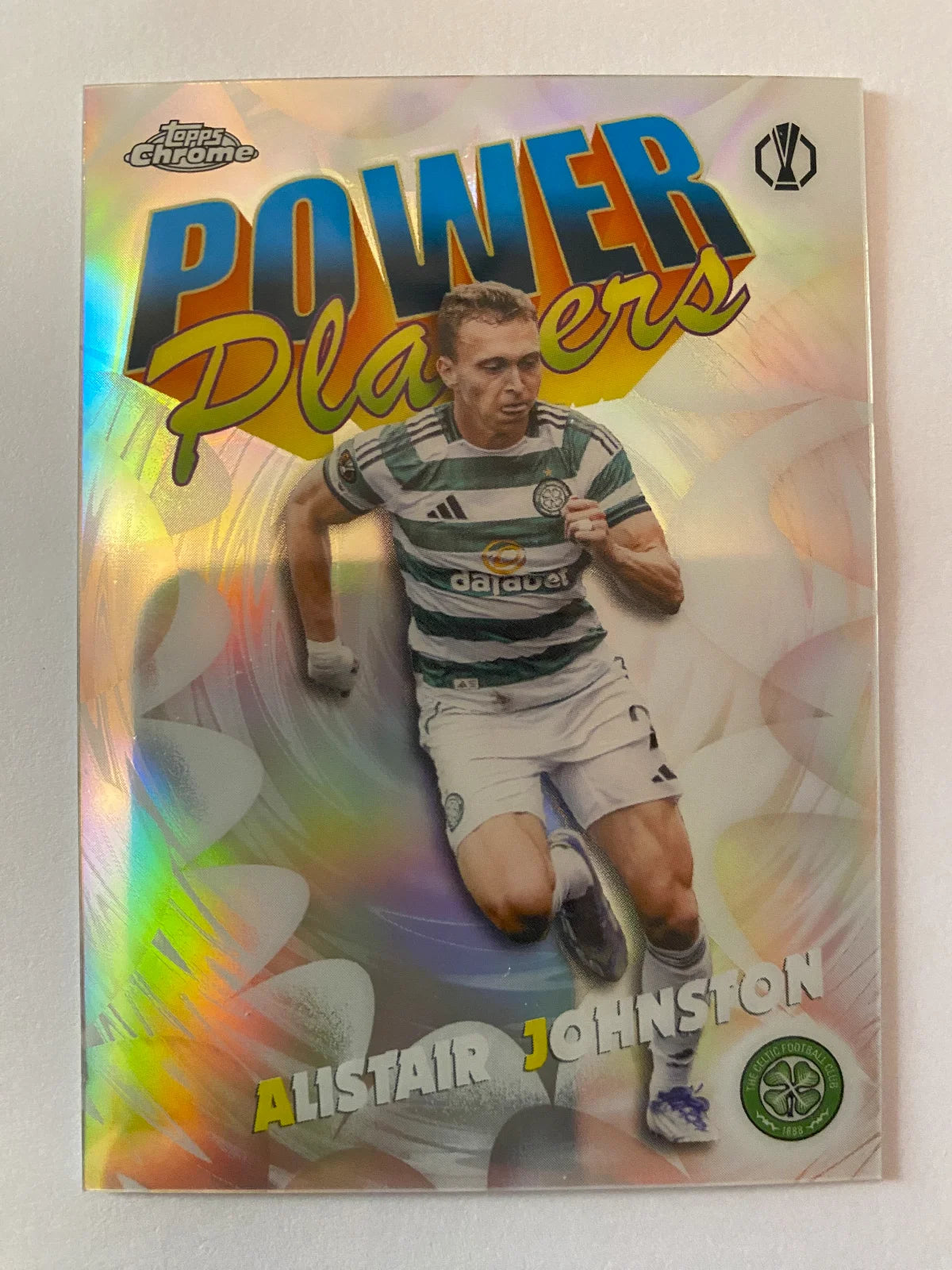 2025-26 Topps Chrome UEFA Club Competitions - Power Players #PP-34 Alistair Johnston