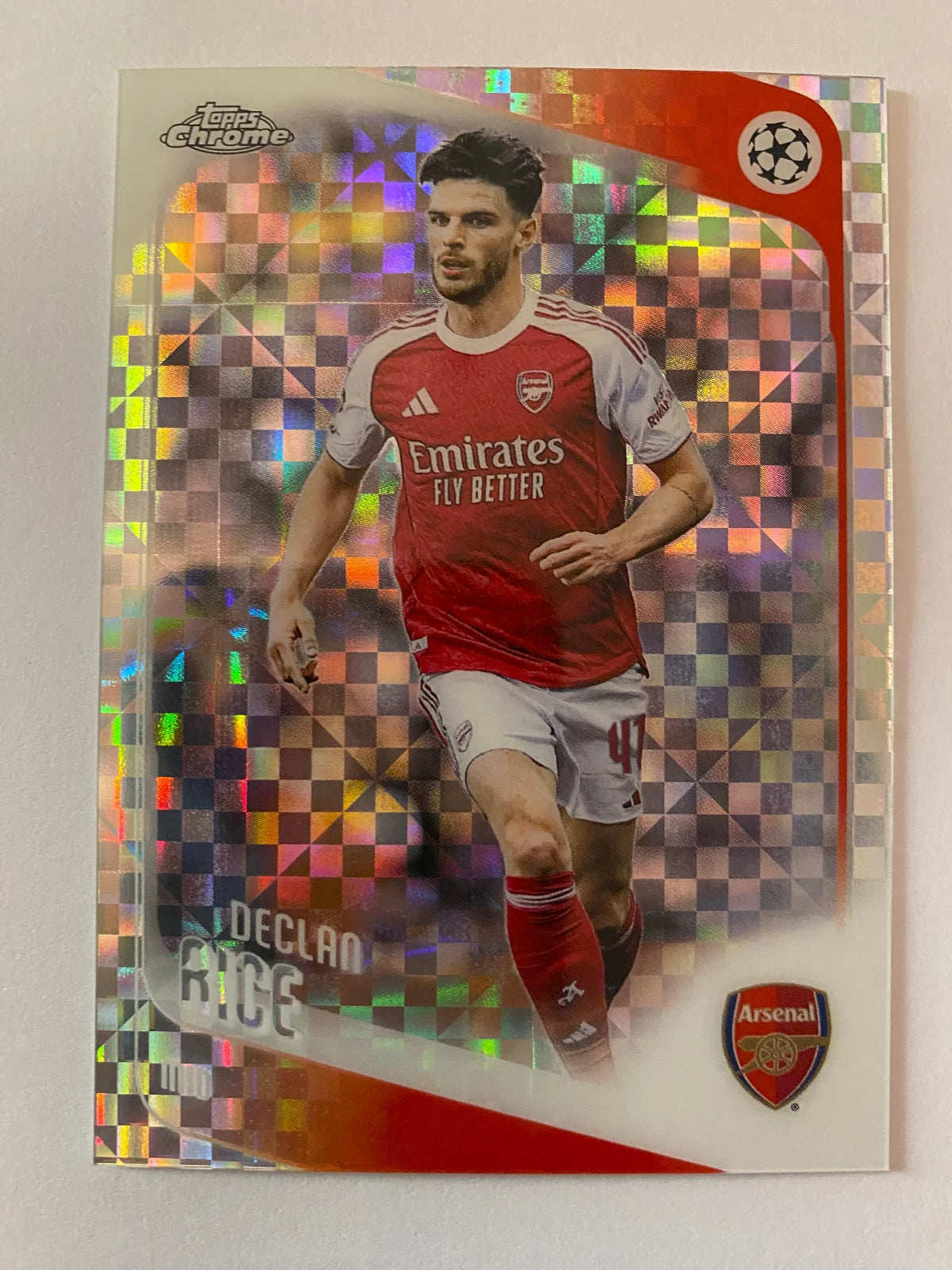 2025-26 Topps Chrome UEFA Club Competitions - X-Fractor #164 Declan Rice