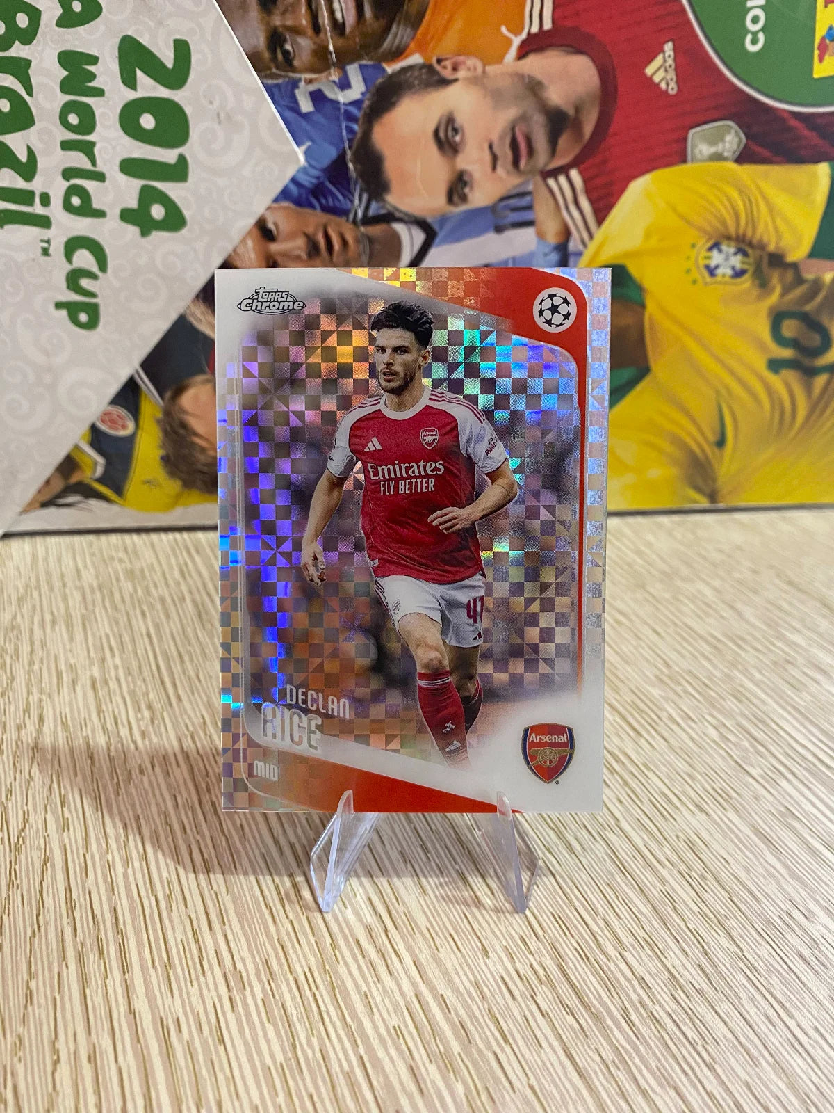 2025-26 Topps Chrome UEFA Club Competitions - X-Fractor #164 Declan Rice