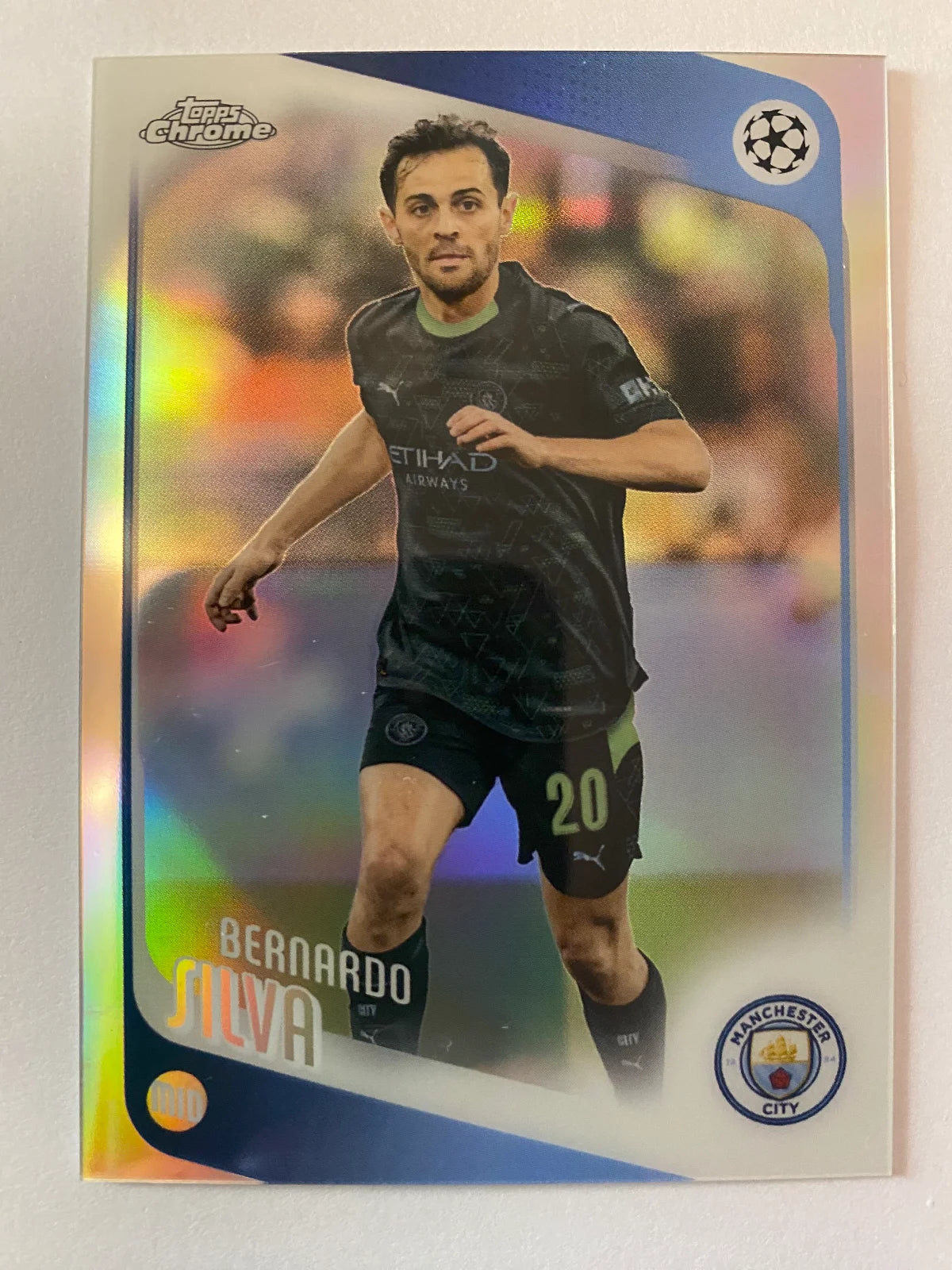 2025-26 Topps Chrome UEFA Club Competitions - Refractor #2 Bernardo Silva
