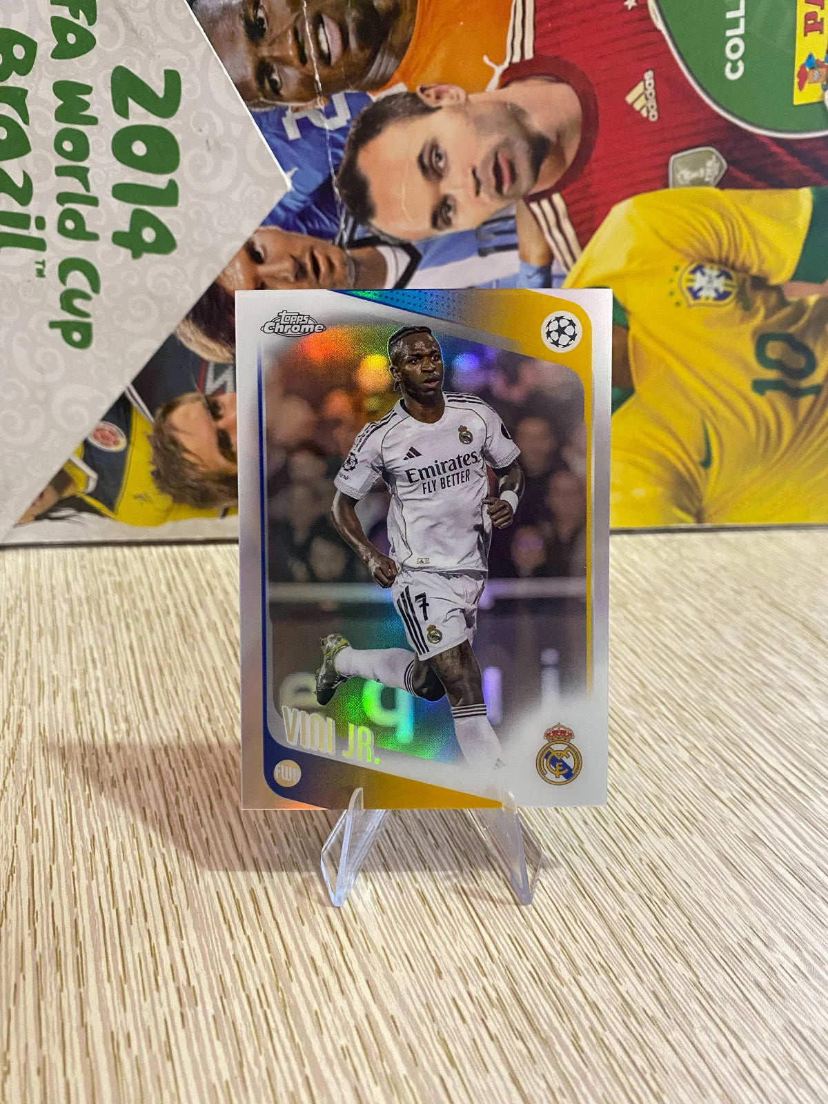 2025-26 Topps Chrome UEFA Club Competitions - Refractor #115 Vini Jr.