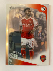 2025-26 Topps Chrome UEFA Club Competitions - #12 Bukayo Saka