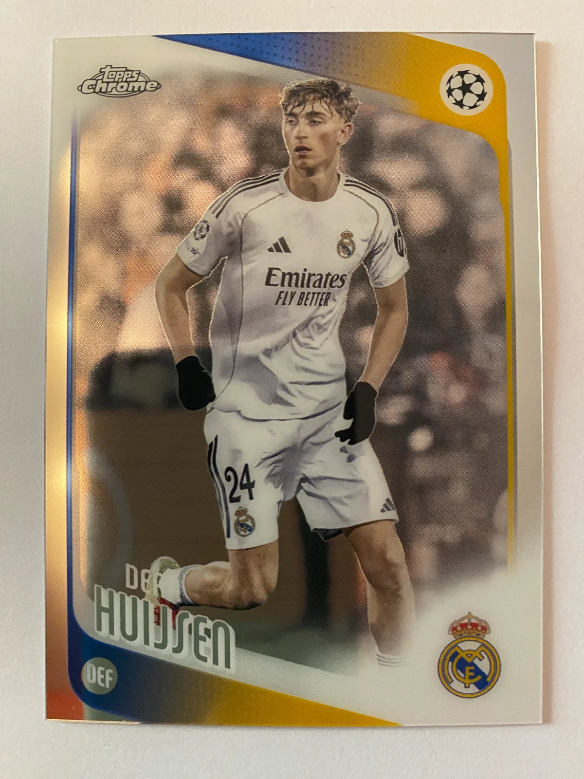 2025-26 Topps Chrome UEFA Club Competitions - #39 Dean Huijsen