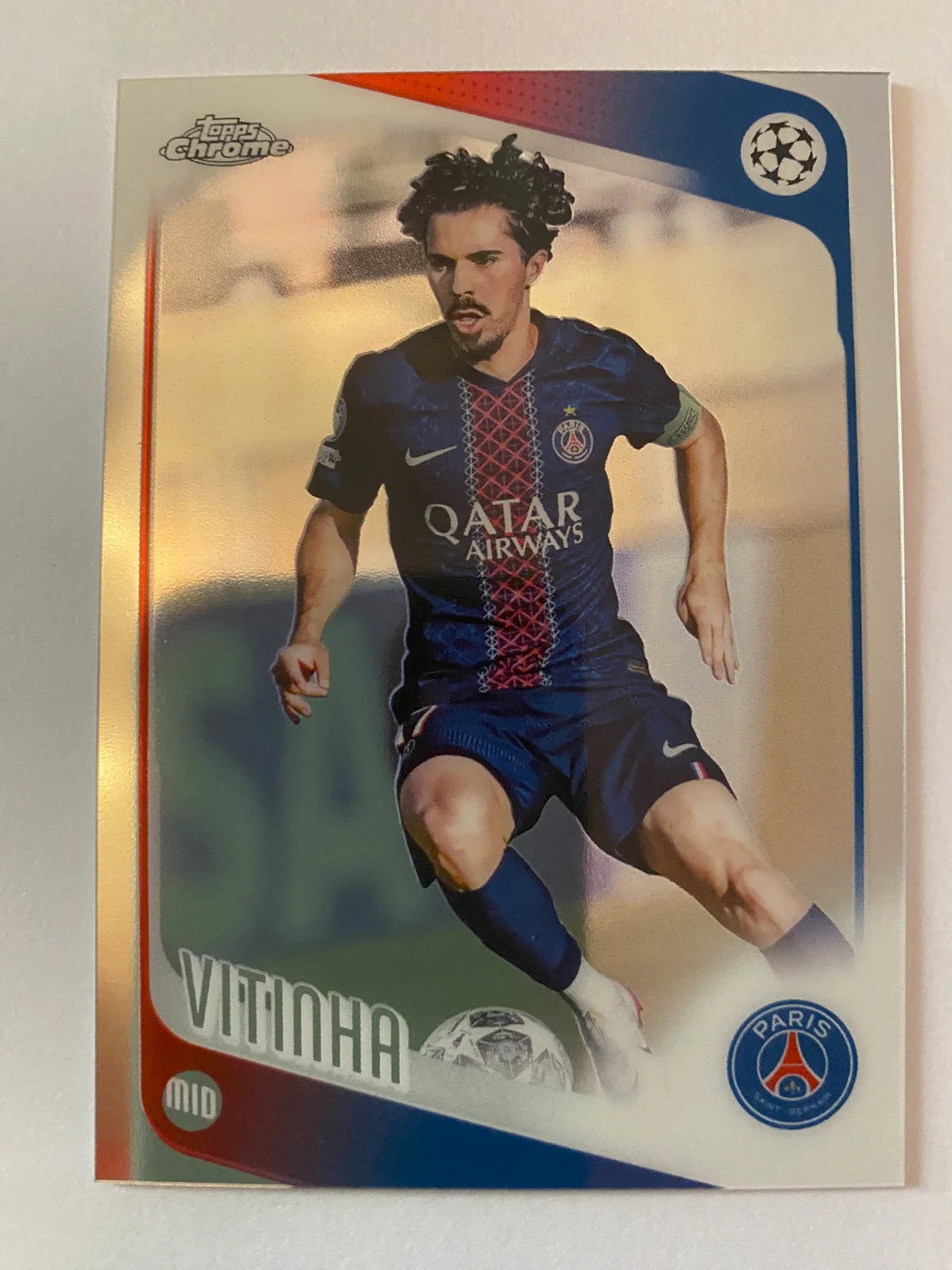 2025-26 Topps Chrome UEFA Club Competitions - #46 Vitinha
