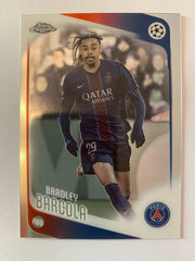 2025-26 Topps Chrome UEFA Club Competitions - #63 Bradley Barcola