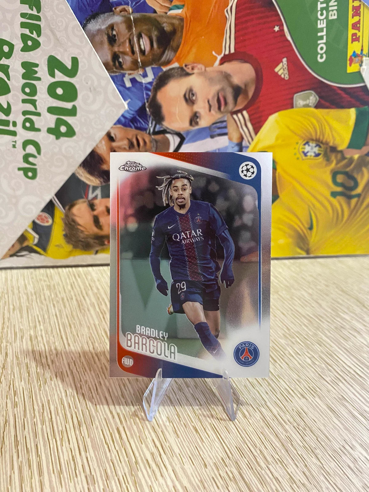 2025-26 Topps Chrome UEFA Club Competitions - #63 Bradley Barcola