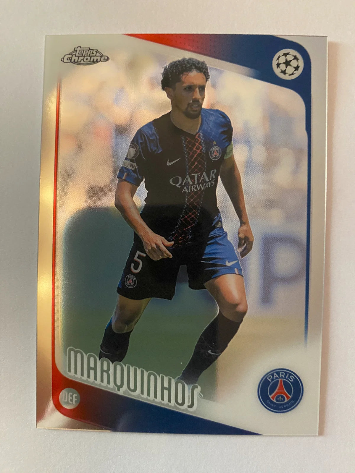 2025-26 Topps Chrome UEFA Club Competitions - #92 Marquinhos