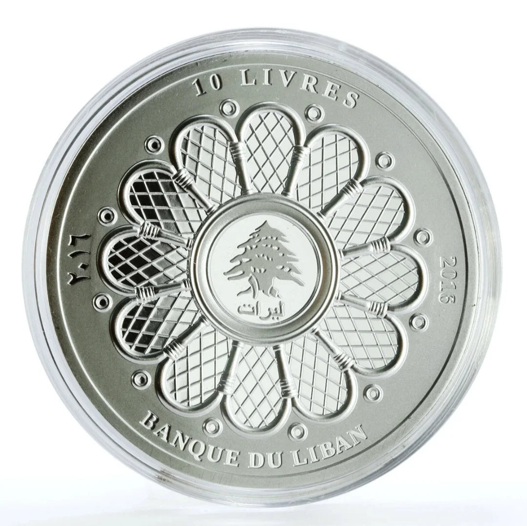 *Limited Edition* 150 years over the establishment of the American University of Beirut, Banque Du Liban, Year:2011, Metal: Silver .999, Weight: 762g