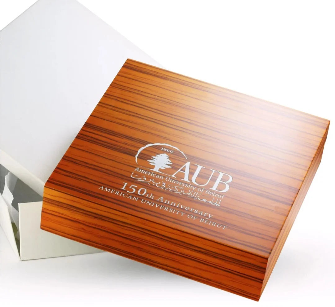 *Limited Edition* 150 years over the establishment of the American University of Beirut, Banque Du Liban, Year:2011, Metal: Silver .999, Weight: 762g