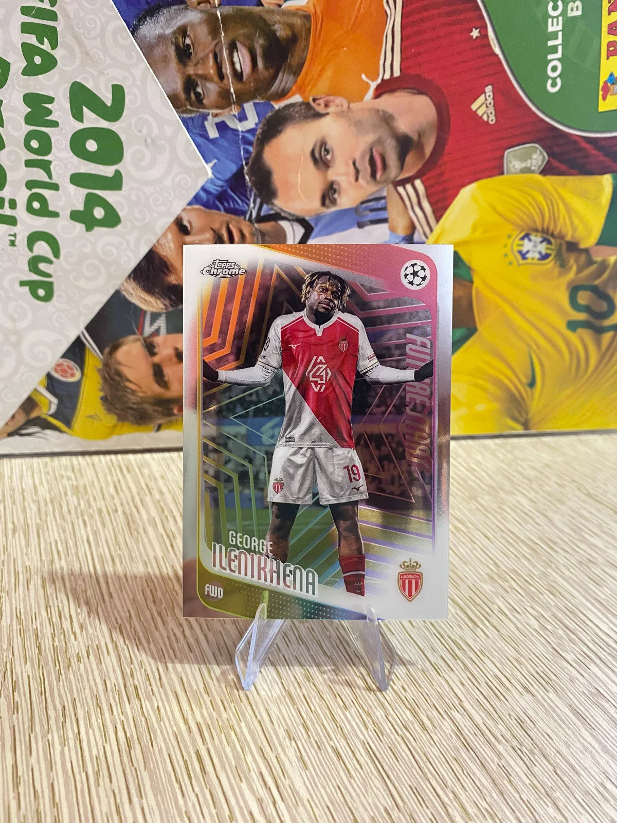 2025-26 Topps Chrome UEFA Club Competitions - #129 George Ilenikhena Future Stars