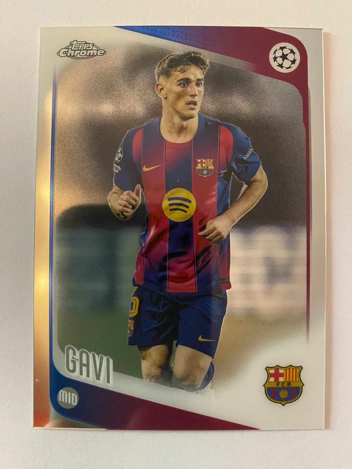 2025-26 Topps Chrome UEFA Club Competitions - #132 Gavi