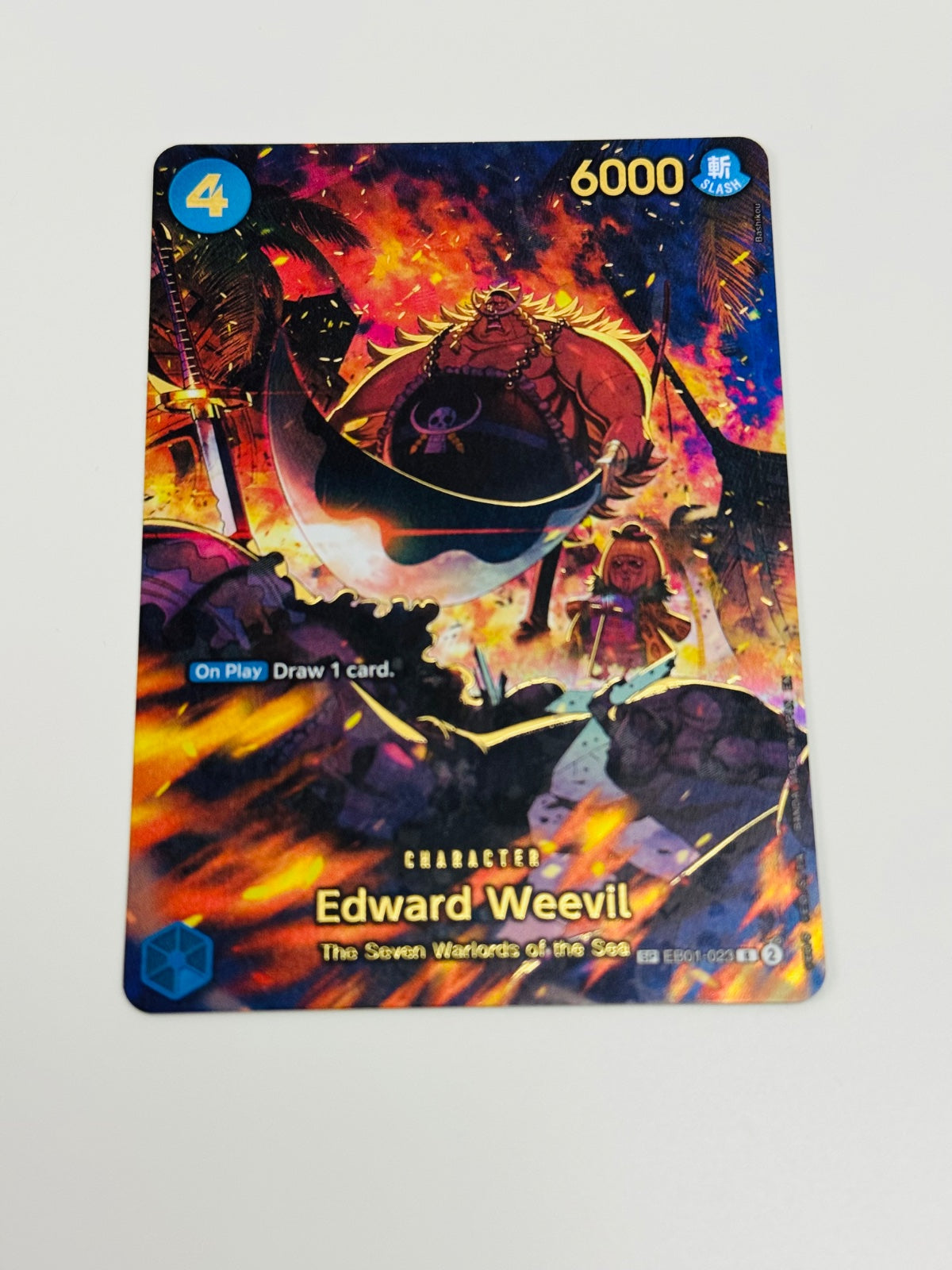Edward Weevil - EB01-023 (SP) (Alternate Art) (The Azure Sea's Seven)