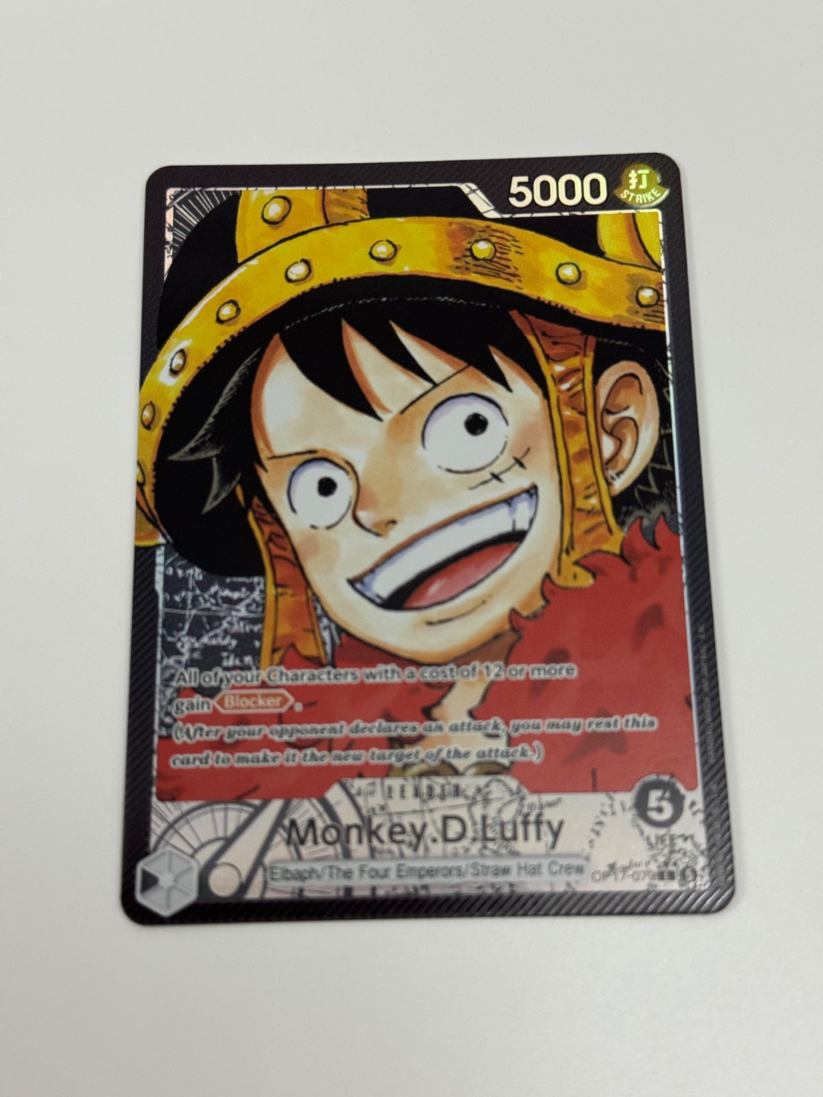 Monkey.D.Luffy (Alternate Art) OP17-079 (The World's Strongest Warriors)