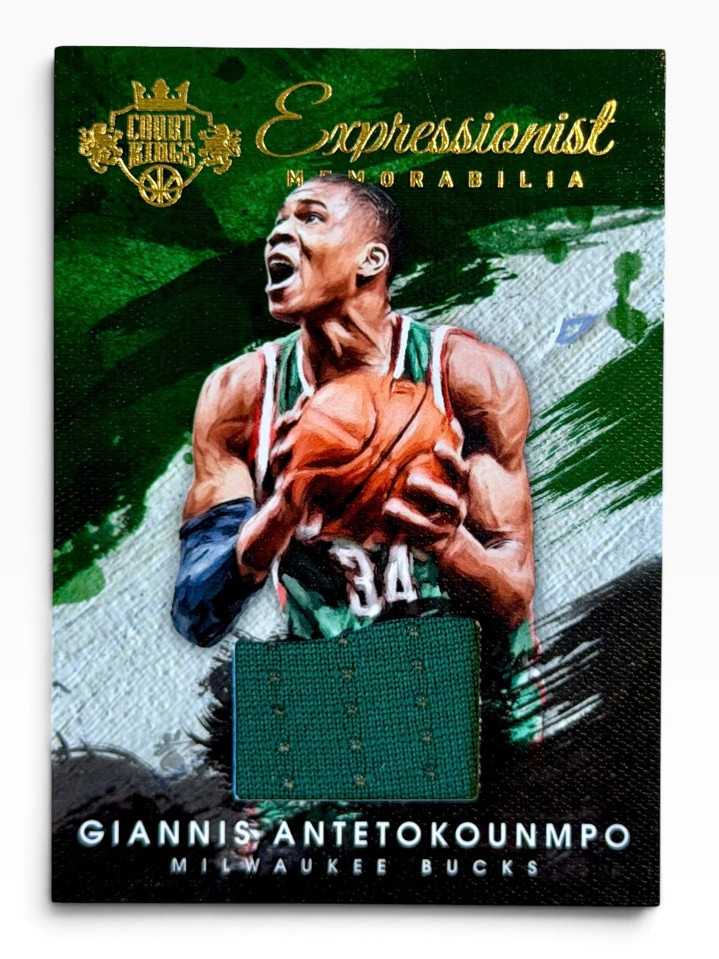 2015-16 Panini Court Kings Giannis Antetokounmpo Expressionist Memorabilia /299