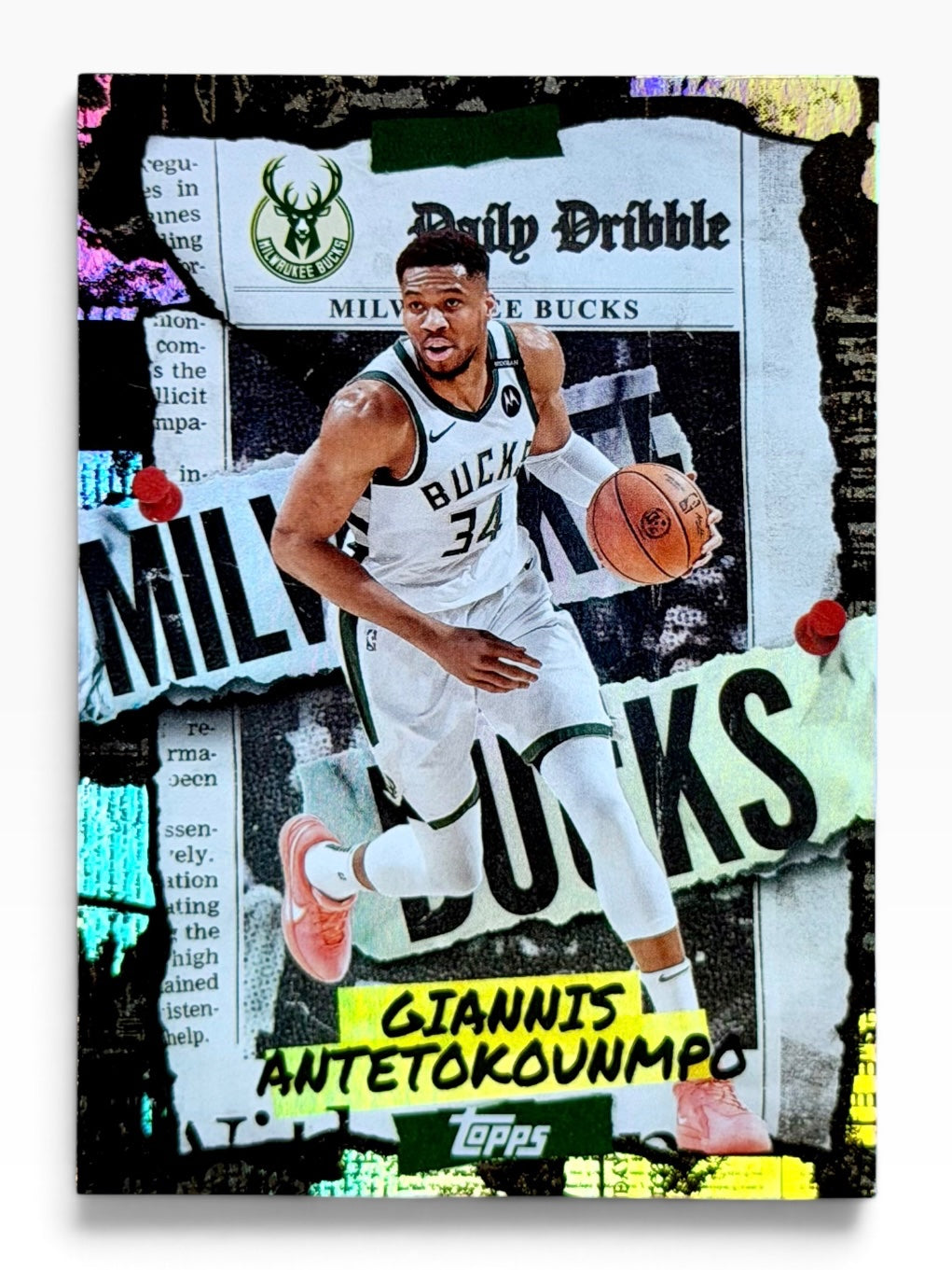 2025-26 Topps Flagship Giannis Antetokounmpo Daily Dribble