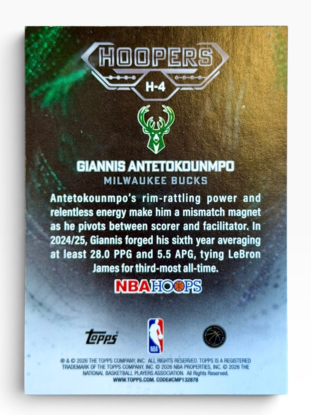 2025-26 Topps Flagship Giannis Antetokounmpo Hoopers