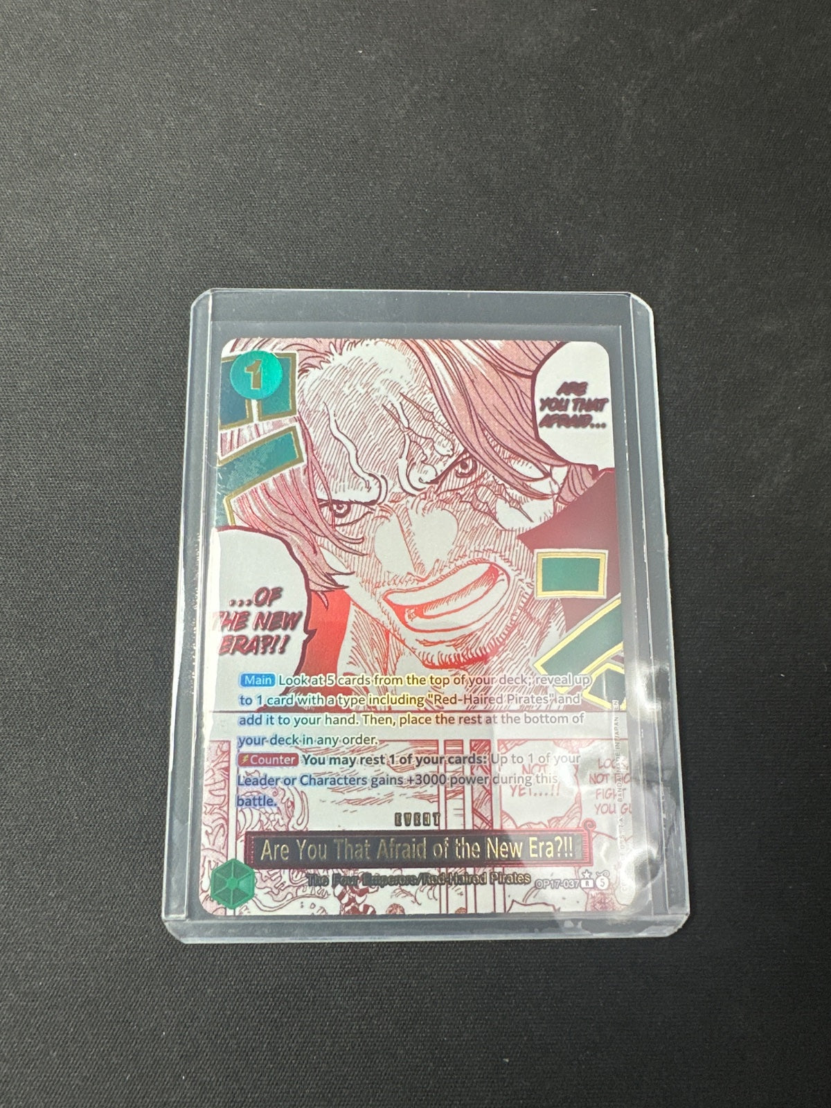 Are You That Afraid of the New Era?! (Alternate Art) OP17-037 (The World's Strongest Warriors)